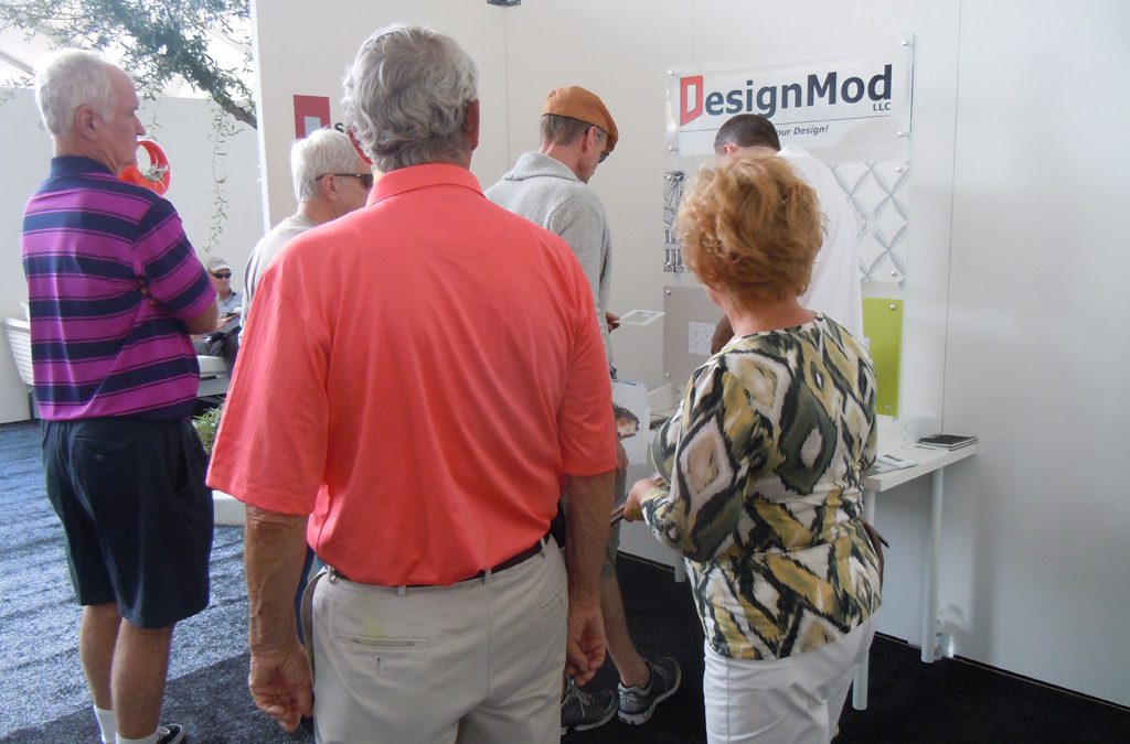Getting a great reception at Modern Living Expo